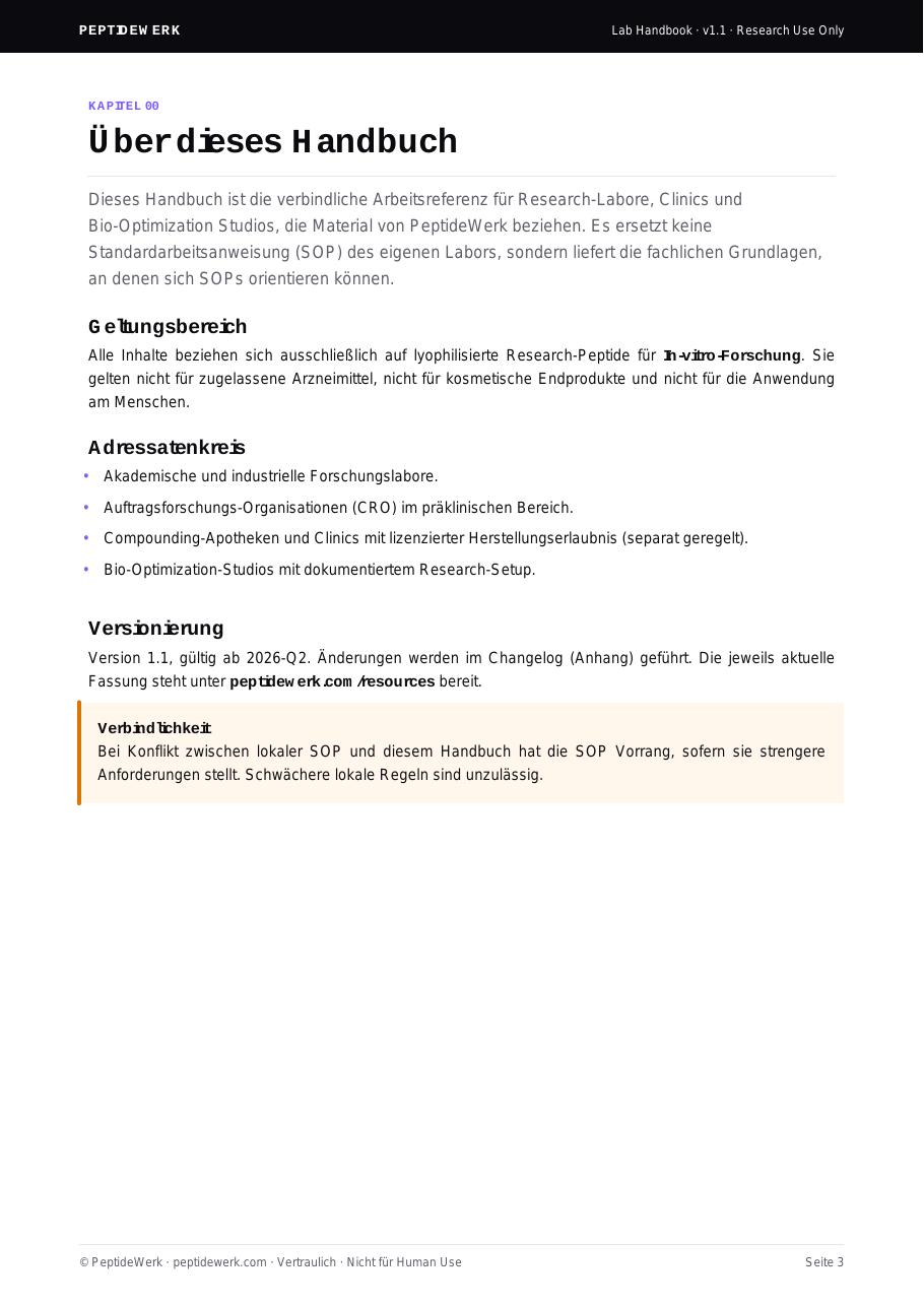 Seite 3 — Sicherheit & PSA